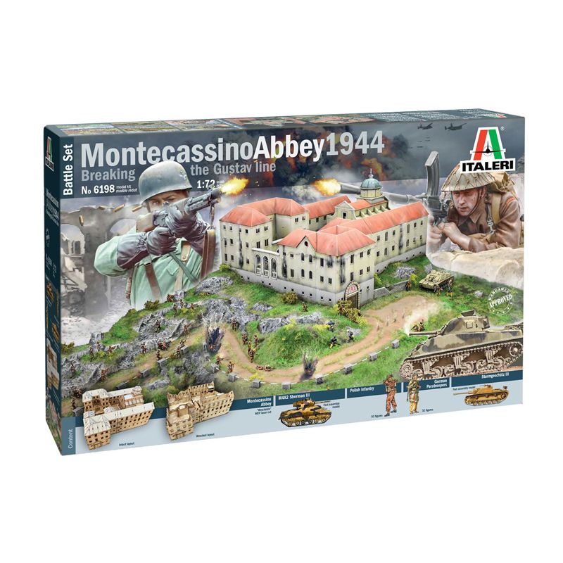 Italeri 6198S Montecassino Abbey 1944 Breaking the Gustav Line